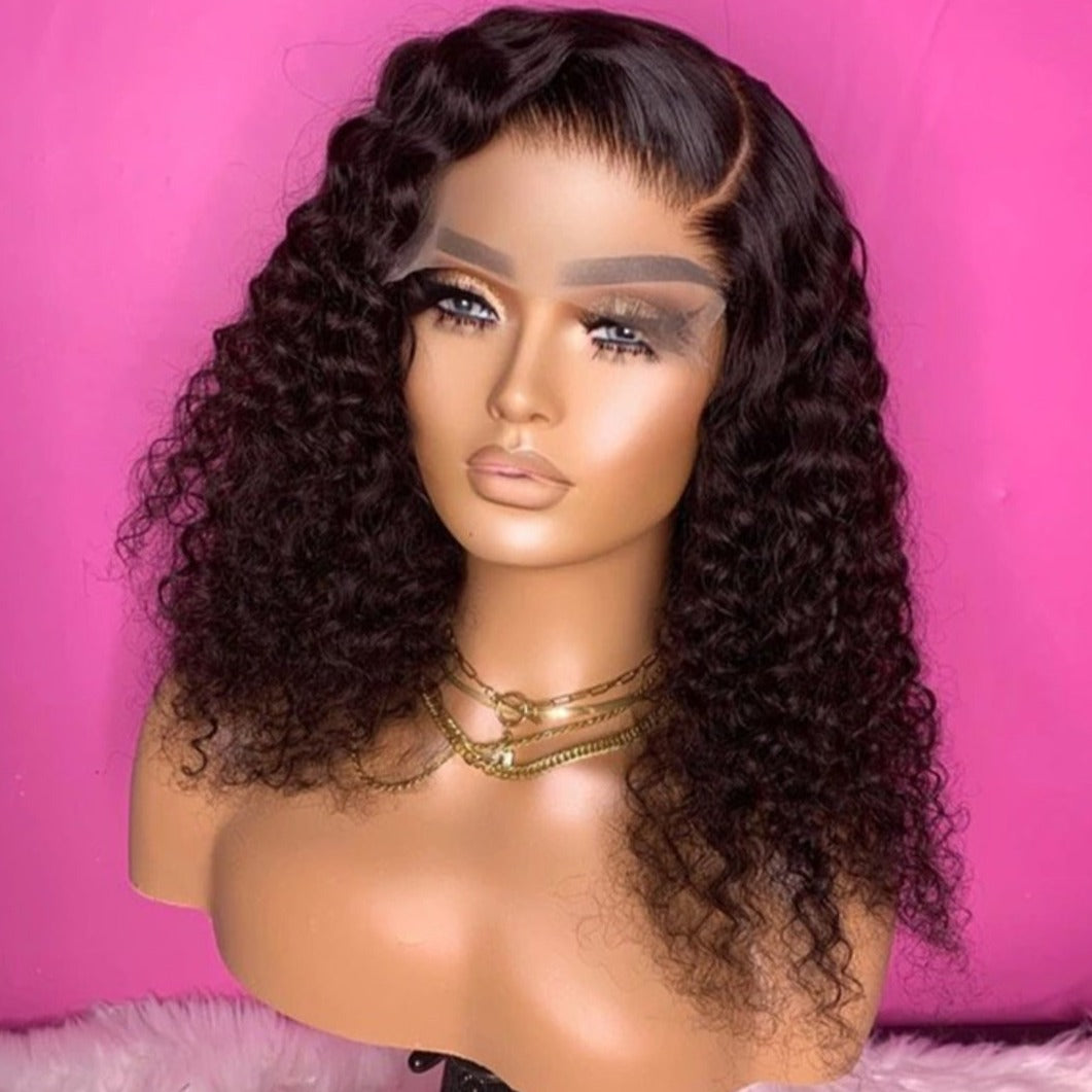 5x5 HD Glueless Lace Closure Curly Hair Wig