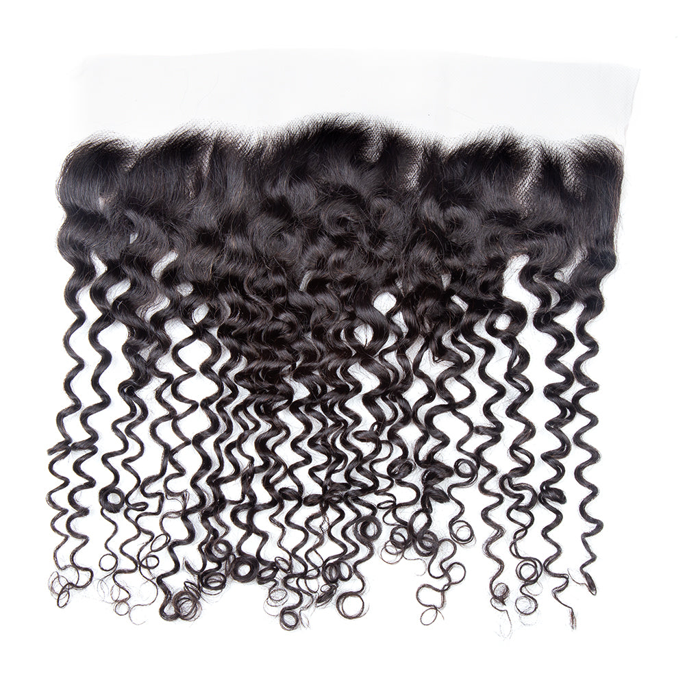 Deep Wave 13x4 Transparent Lace  Frontal