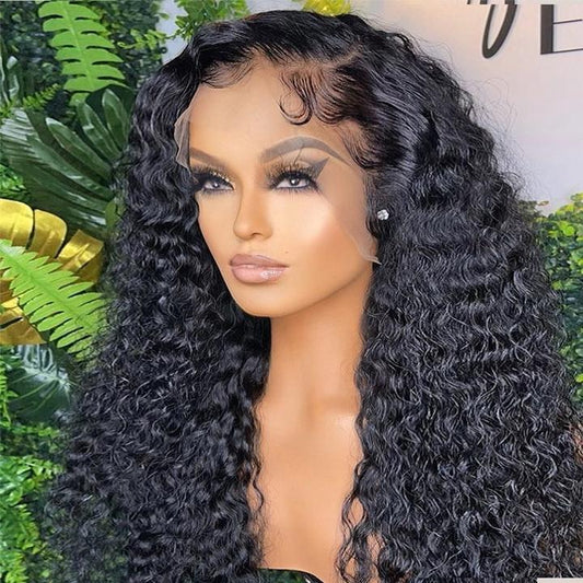 Transparent Water Wave 13x4 Lace Frontal Wig 150% - 180% Density